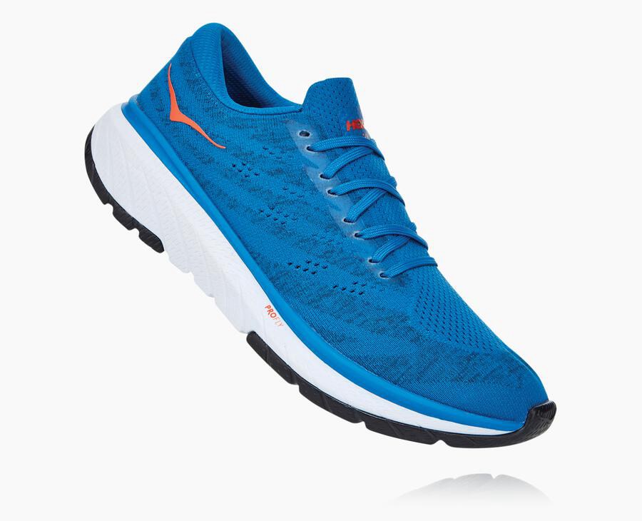 Zapatillas Running Hoka One One Hombre - Cavu 3 - Azules - YMJ236589